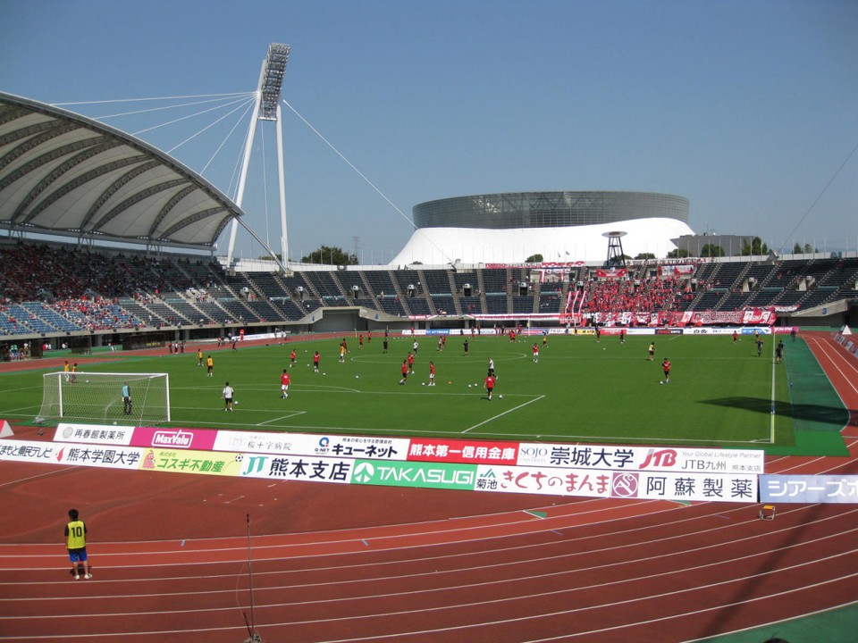 きれいなスタジアムです