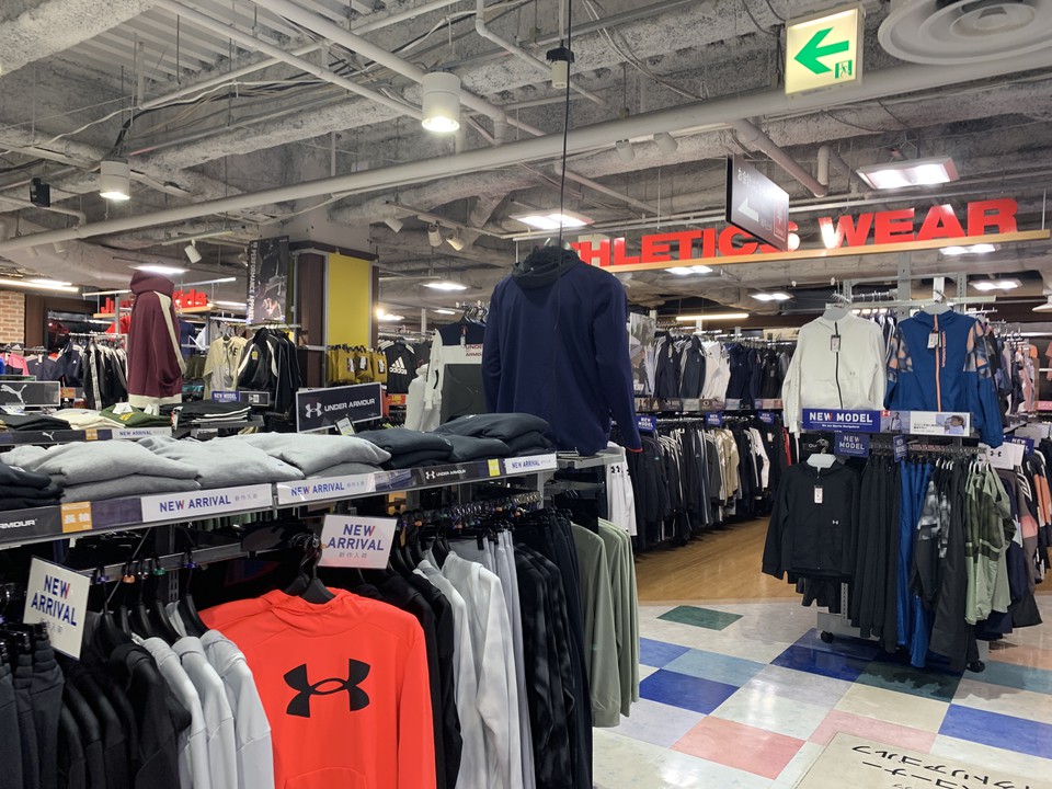 スーパースポーツゼビオ川崎ルフロン店の店内