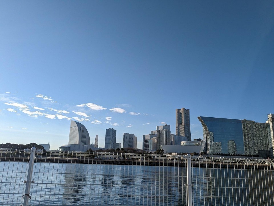 みなとみらい地区から川を挟んだ向かい側にあります