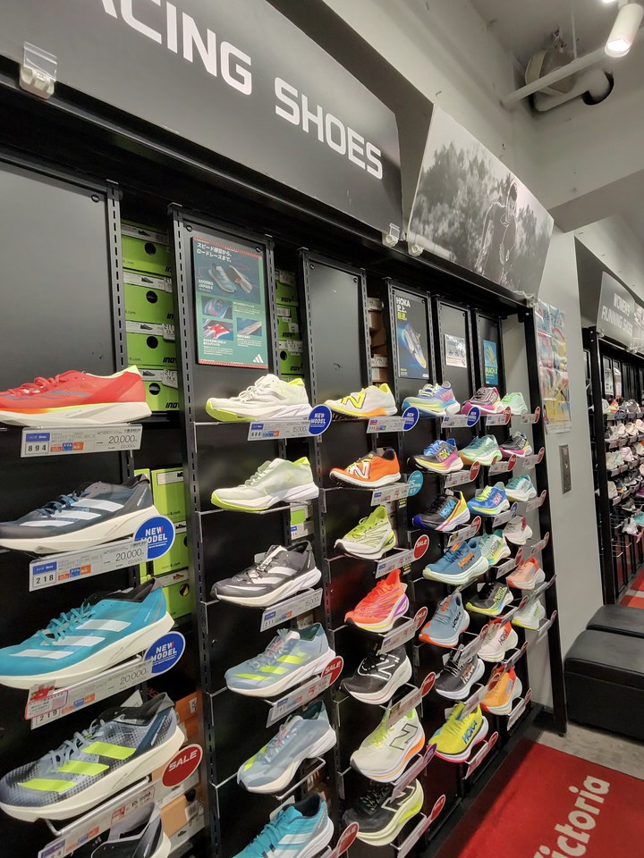 Victoriaの店内の売り場