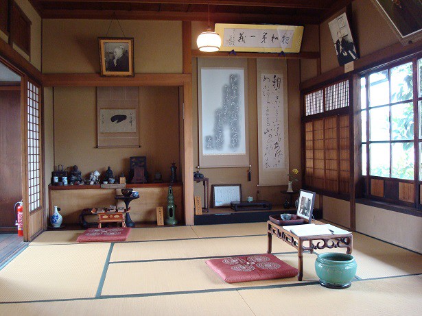書斎がそのままに