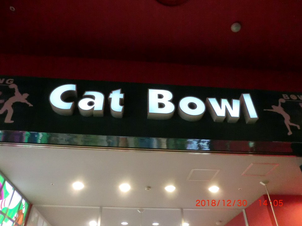 ボウリング場はCat-Bowl です