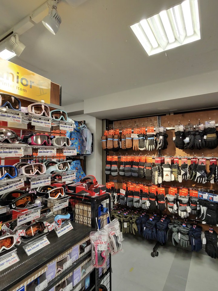 Victoriaの店内の売り場