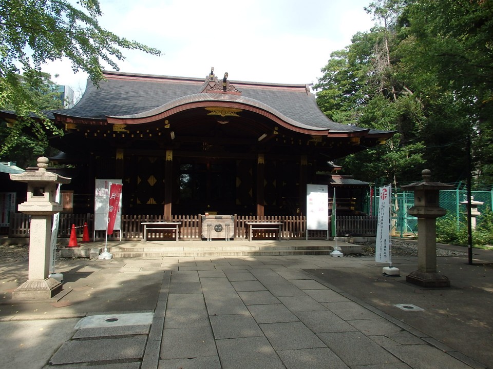 渋谷氷川神社拝殿