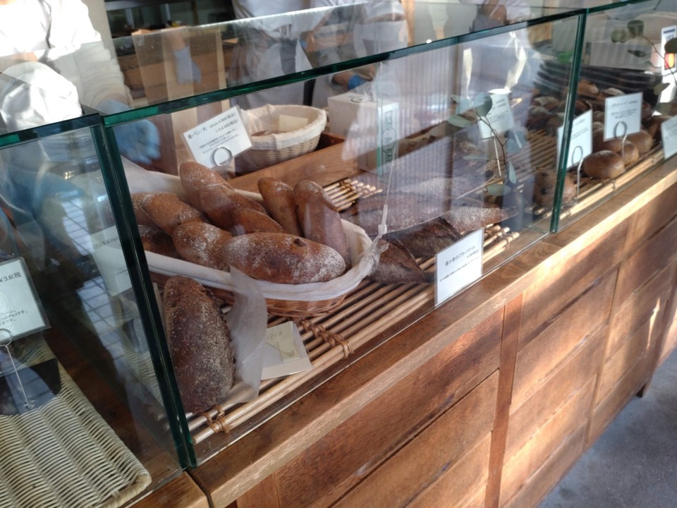 店内のショーケース