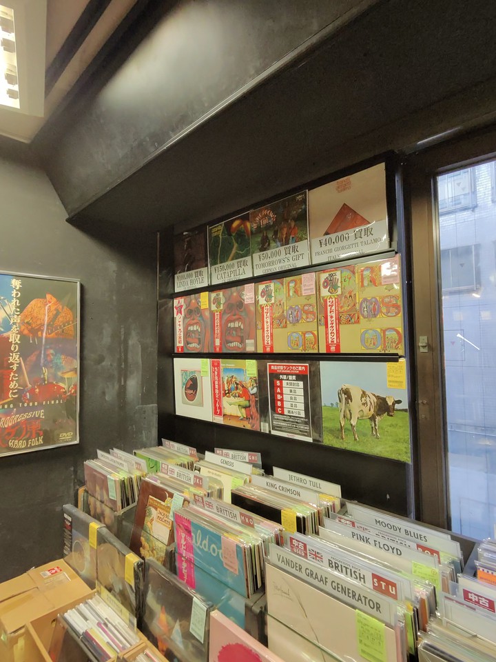 disk unionの店内の様子