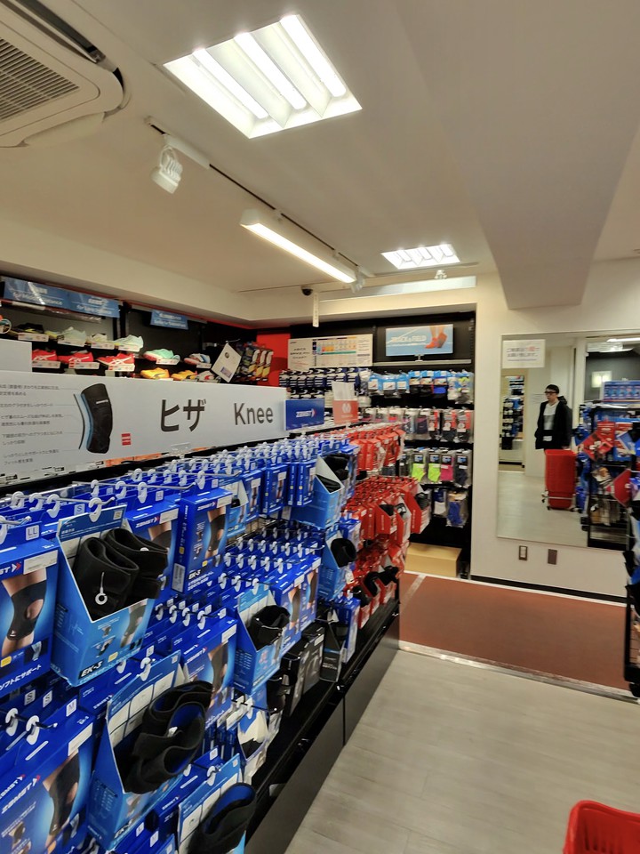 Victoriaの店内の売り場