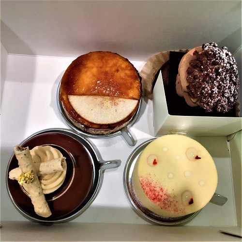 ケーキたち。どれも美味しくてまた食べてみたいです♪