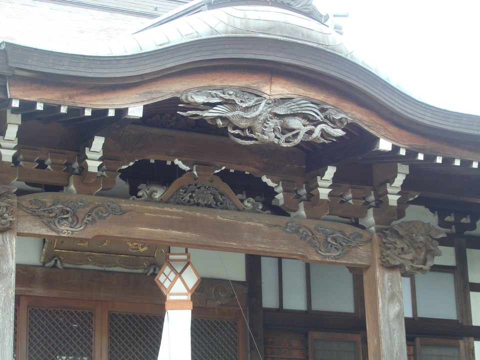 相模国分寺本堂の彫刻