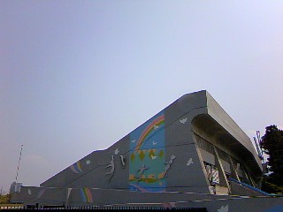 皇子山総合運動公園陸上競技場にて