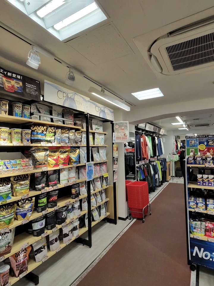 Victoriaの店内の売り場