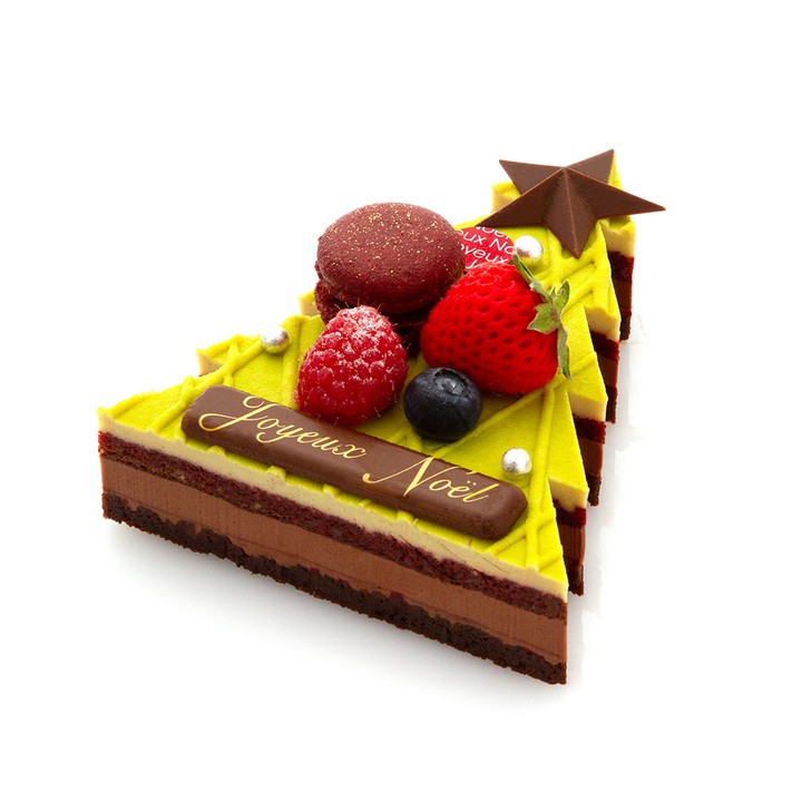 クリスマスケーキの画像。