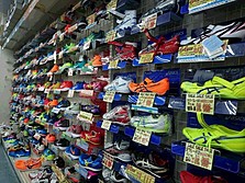 ときわスポーツ千葉店のシューズコーナー