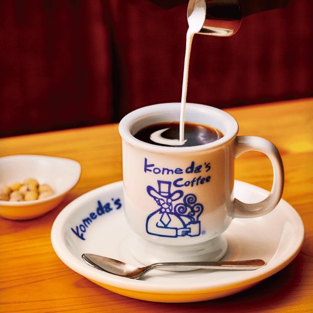 コメダ珈琲店のコーヒー画像。
