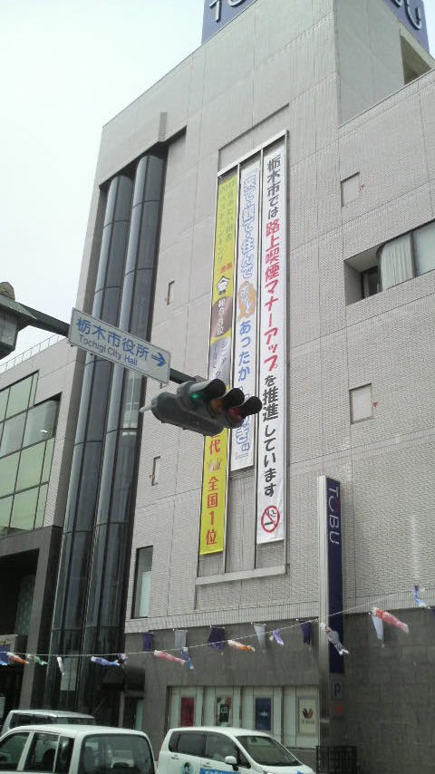 大きい建物ですが栃木市役所の建物に併設という扱いです