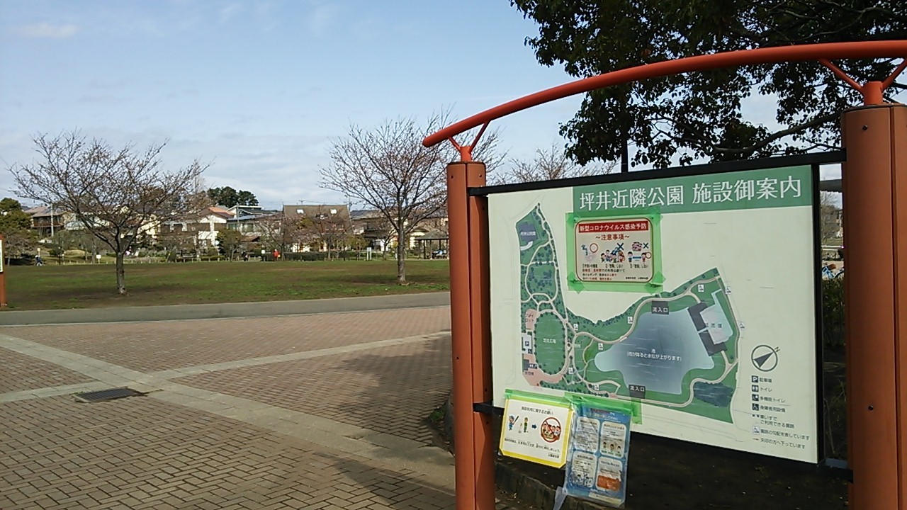 船橋日大前駅から10分ほどの公園です。