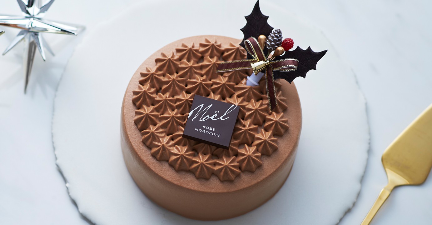 チョコレートケーキ画像。