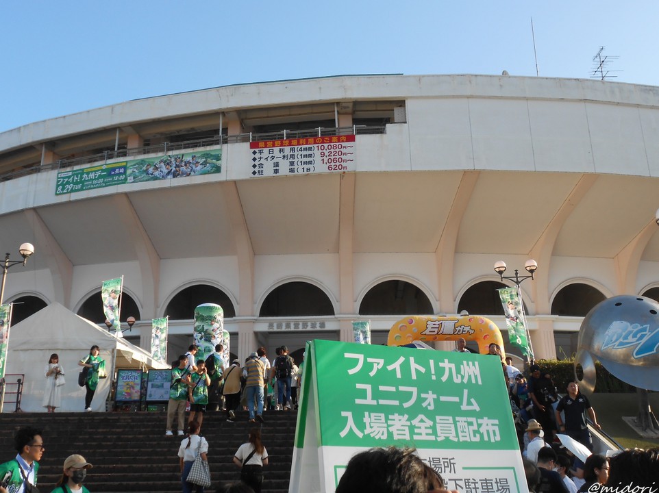 参戦当日の球場の様子&#9918;&#10024;
