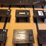 寺子屋の小さな机