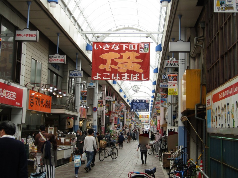 商店街の雰囲気