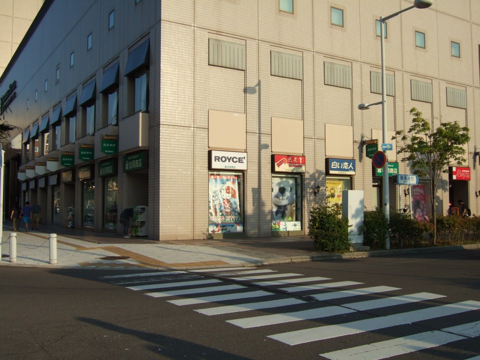 函館駅西口を出ると、左向かいにあります