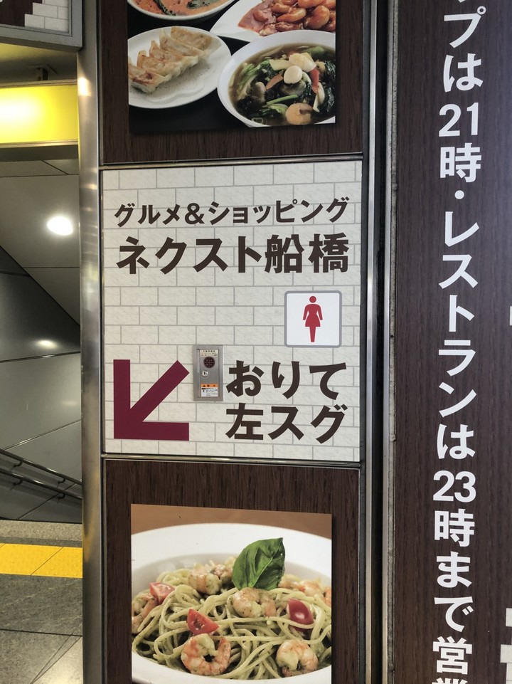 駅が2階です