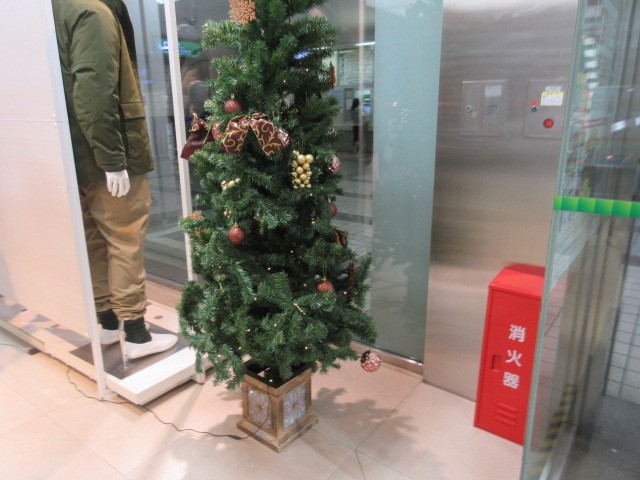 クリスマス飾りも