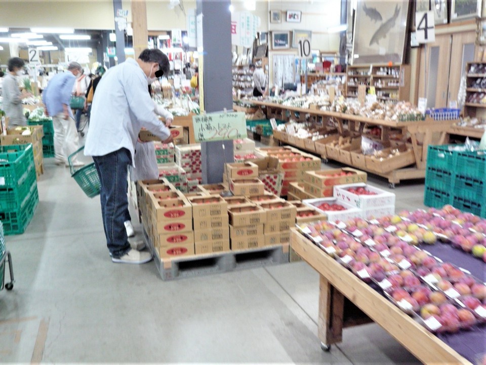 青果売り場ですが？
