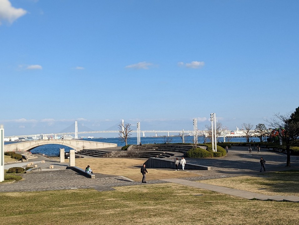 潮入りの池。以前はここにも水が上がっていたそうです。