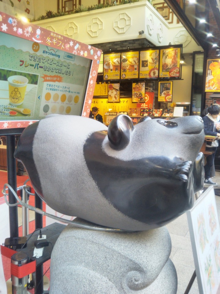 幸運を招く「空飛ぶパンダ」