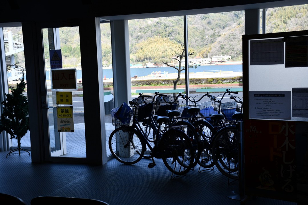 貸し自転車もあります