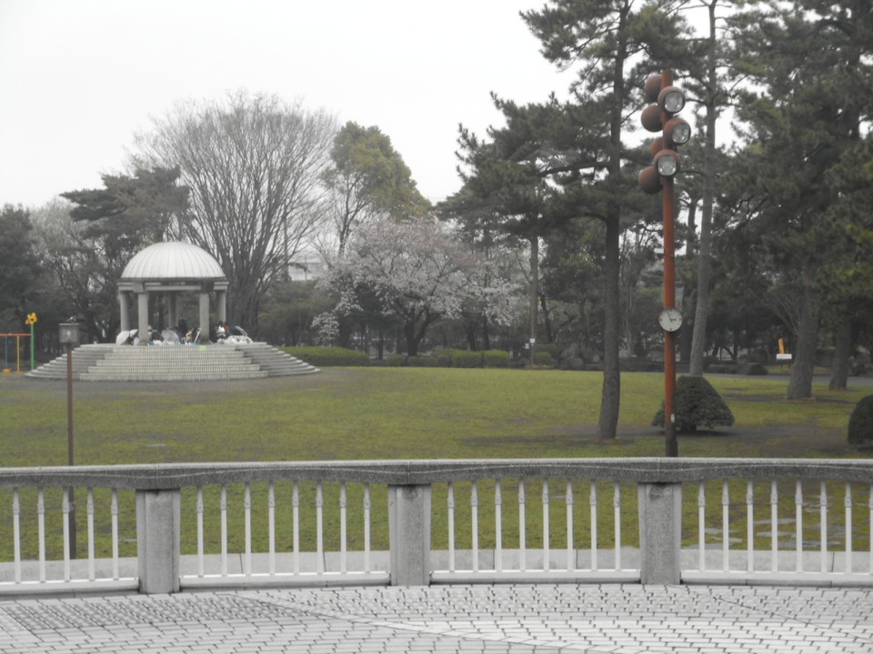 公園（雨）