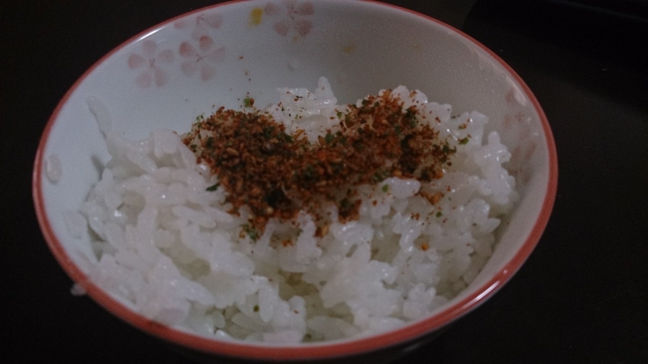 ご飯にふりかけで