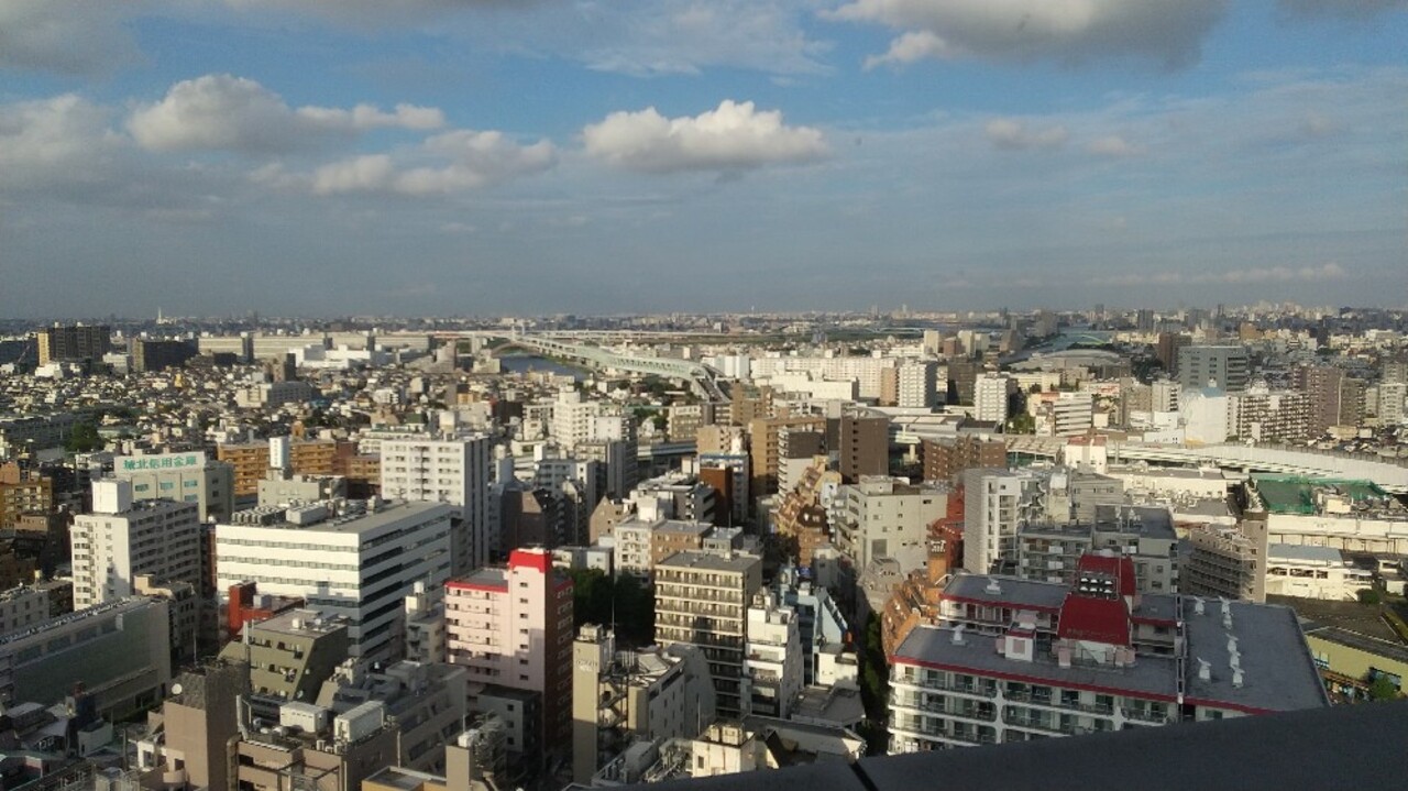 北とびあ展望台からの首都高速