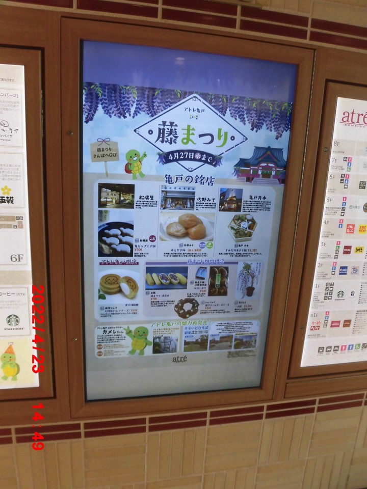 藤まつりの特別メニュー