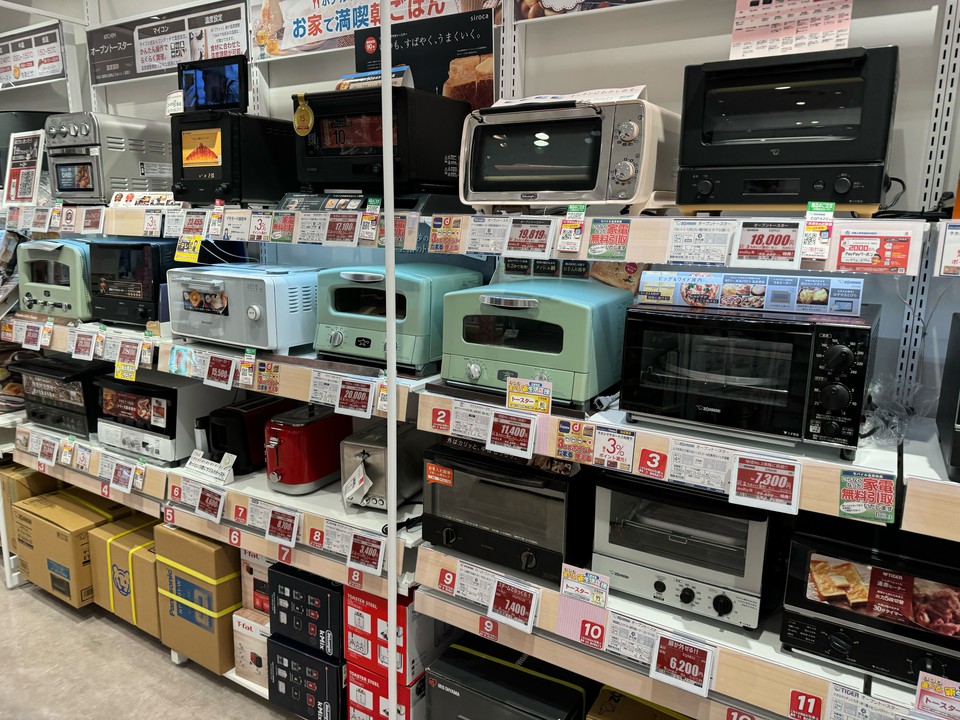 ノジマ新宿タカシマヤタイムズスクエア店のトースター売り場