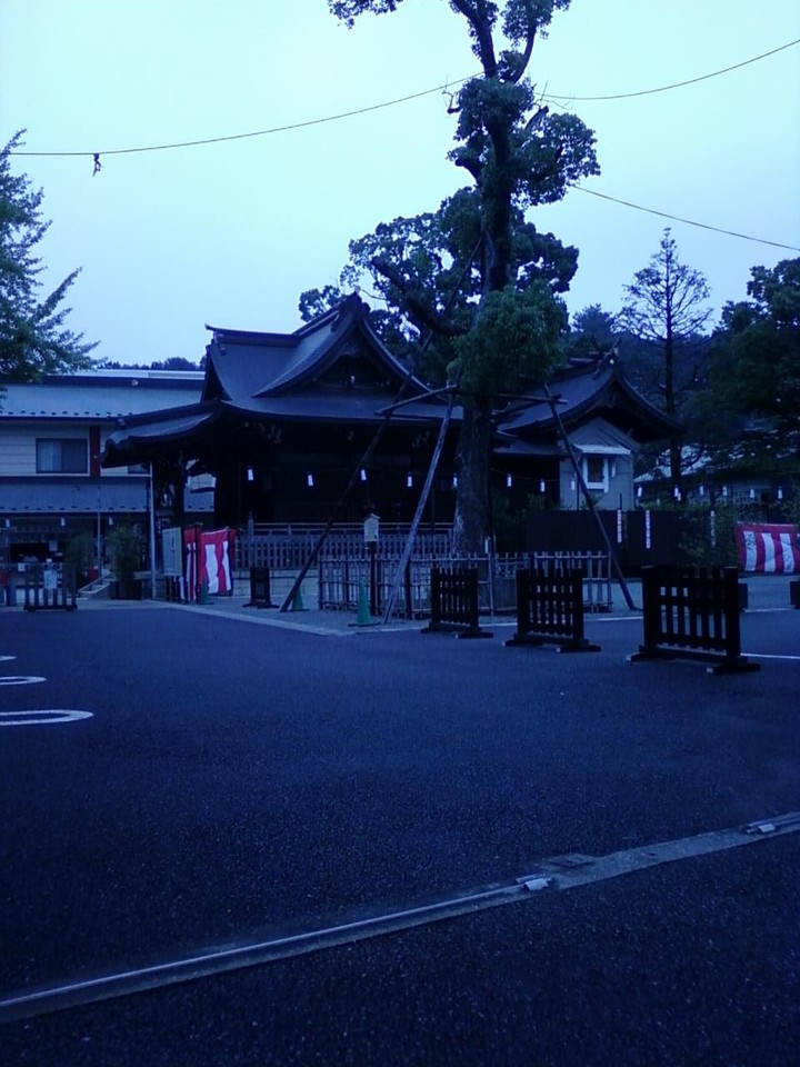 広い境内です。