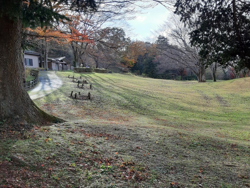 広ーい芝生地もあって、気候・天候のいい日には気持ちよさそう。