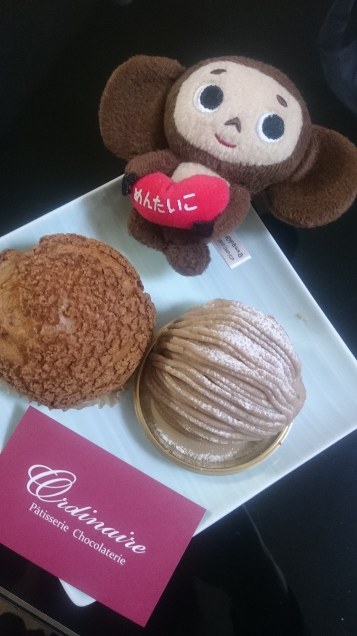 モンブランとシュークリーム