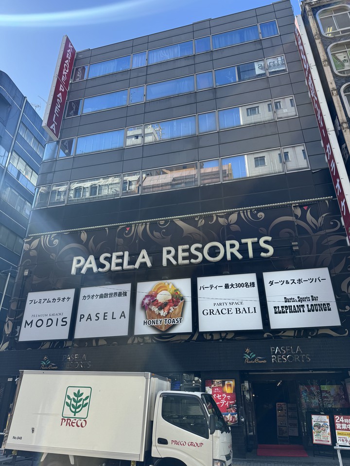 PASELAの店舗の外観