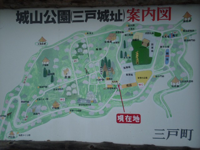 かなり広い公園（城跡）です