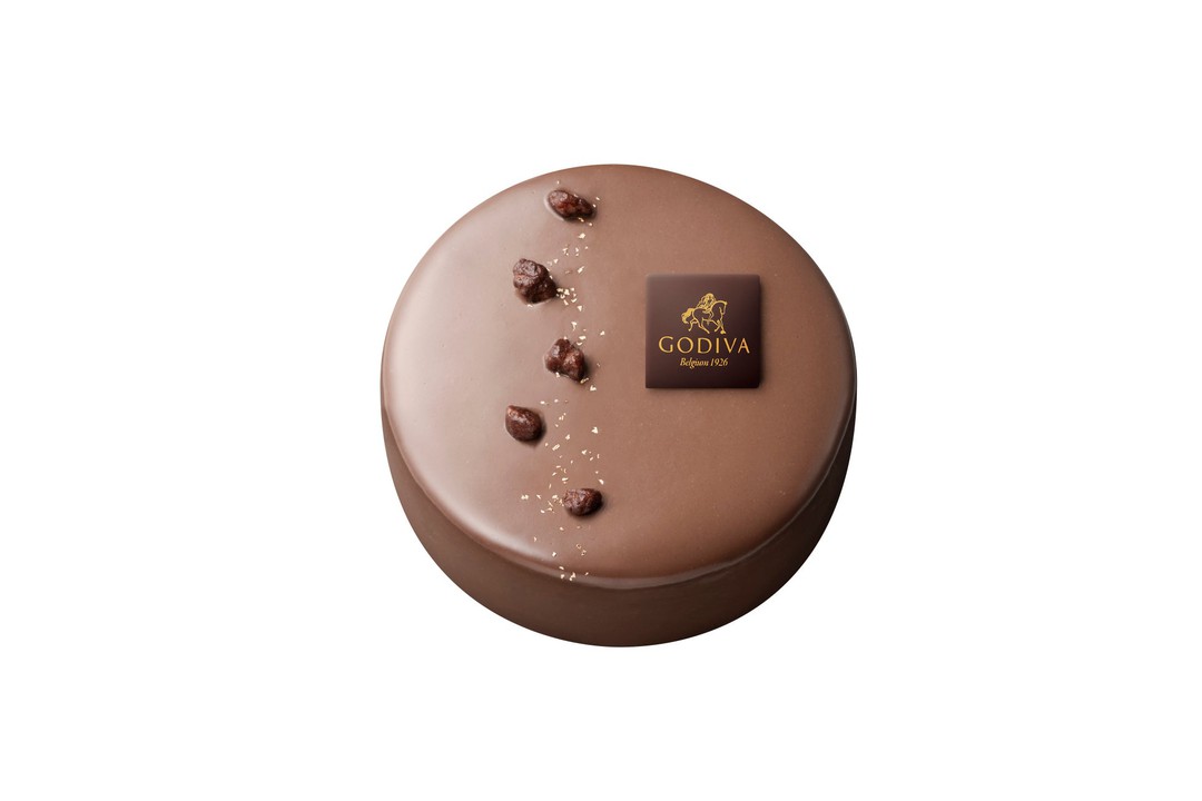 ゴディバのチョコレートケーキの画像。