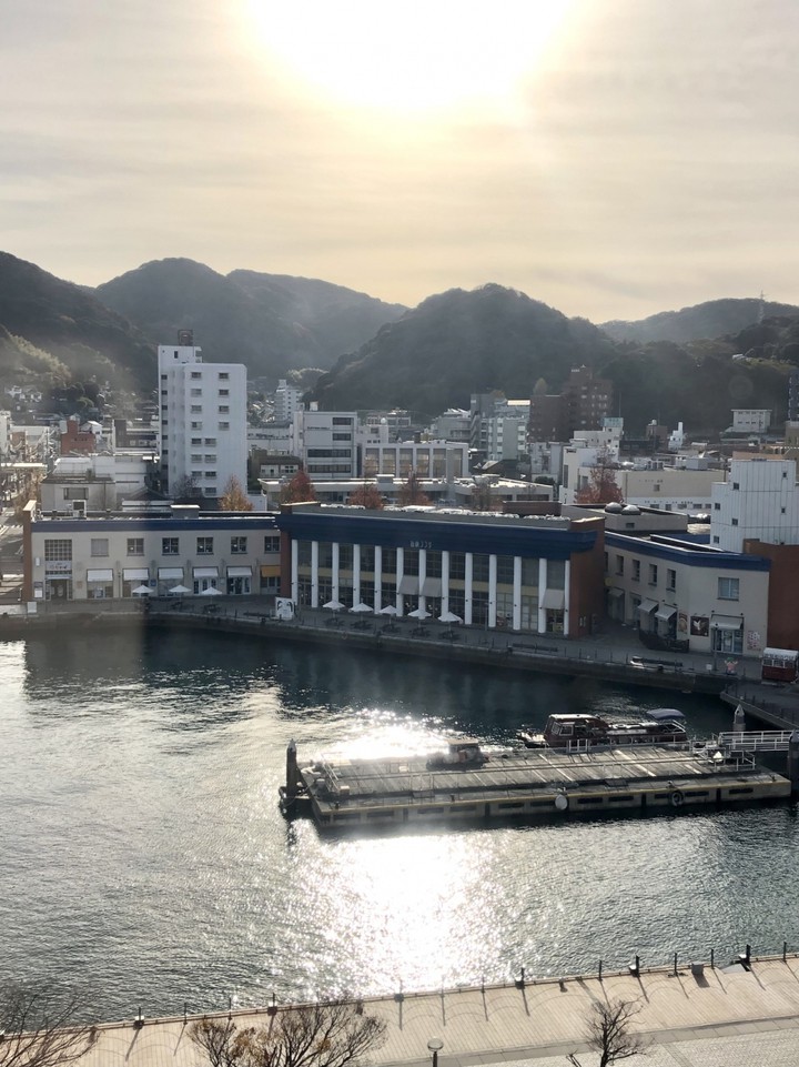 海峡プラザ　部屋から撮影